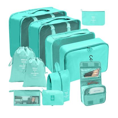 11 Pc Complete Travel Packing Organizers
