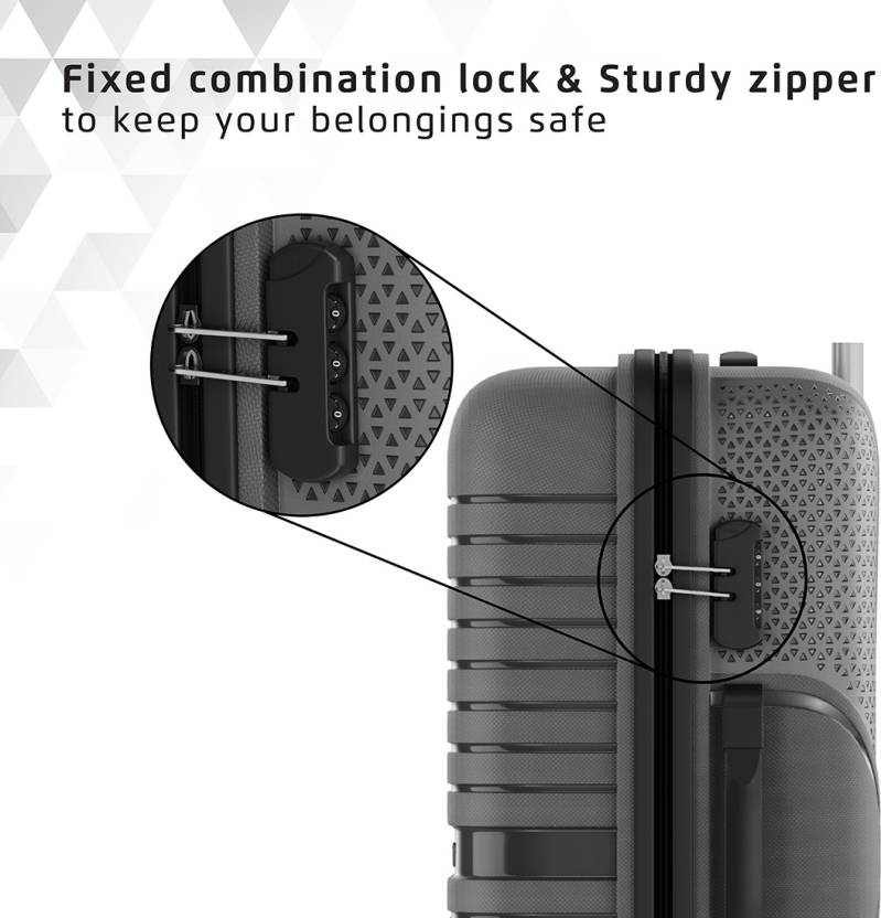 Zeno 4 Wheeled PP Luggage