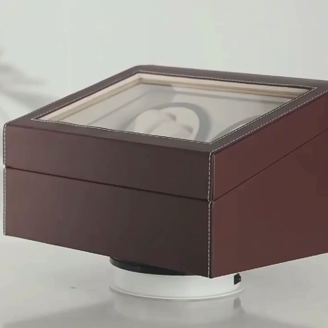 Auto Self-Winding Watch Box for 4 Watches