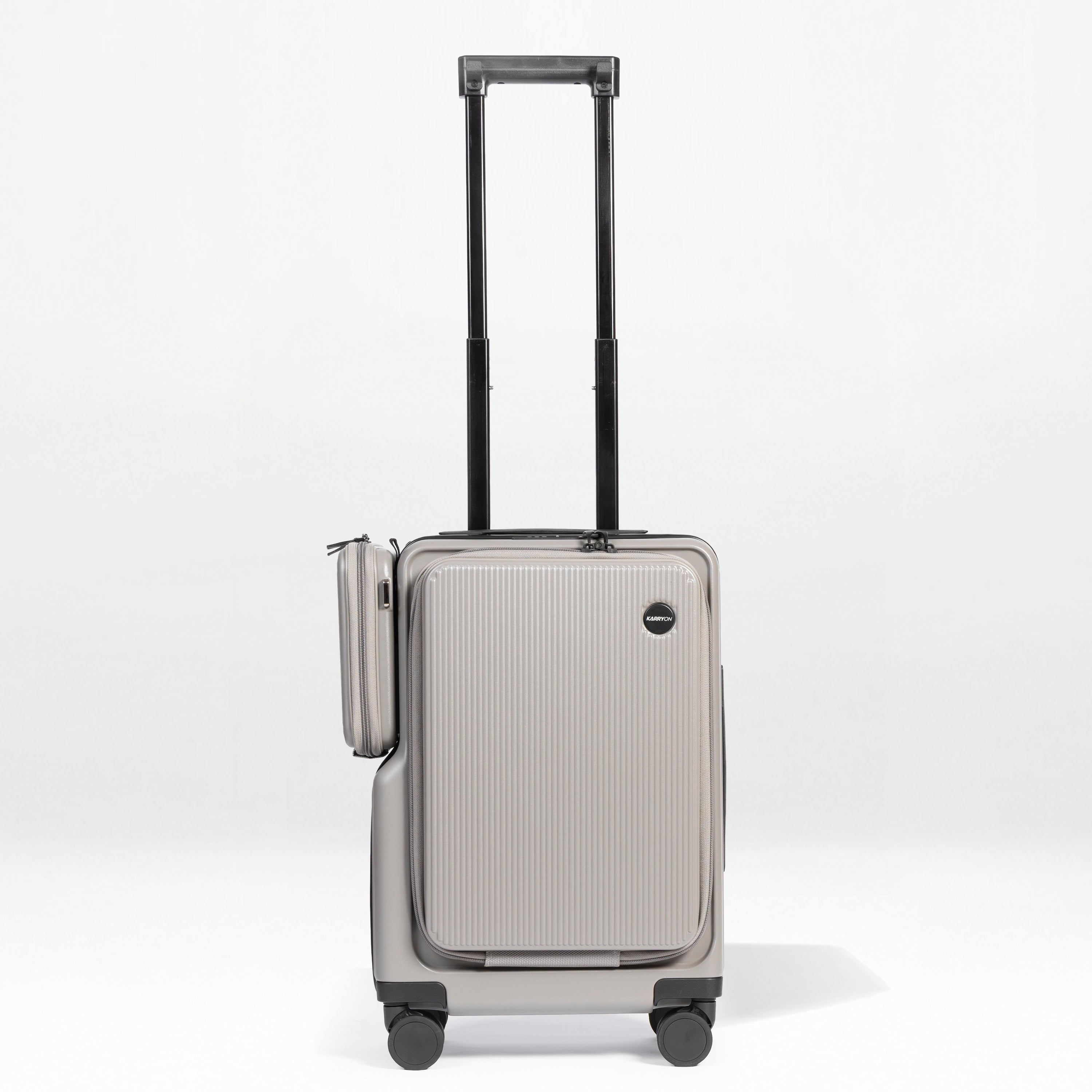 Front-Open 21" Cabin Luggage with detachable bag
