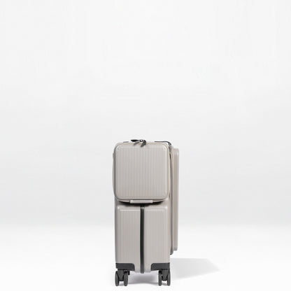 Front-Open 21" Cabin Luggage with detachable bag