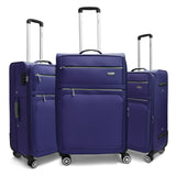 KARRY-ON AIREA DOUBLE WHEELED SOFT LUGGAGE 3PC SET (20/26/30")
