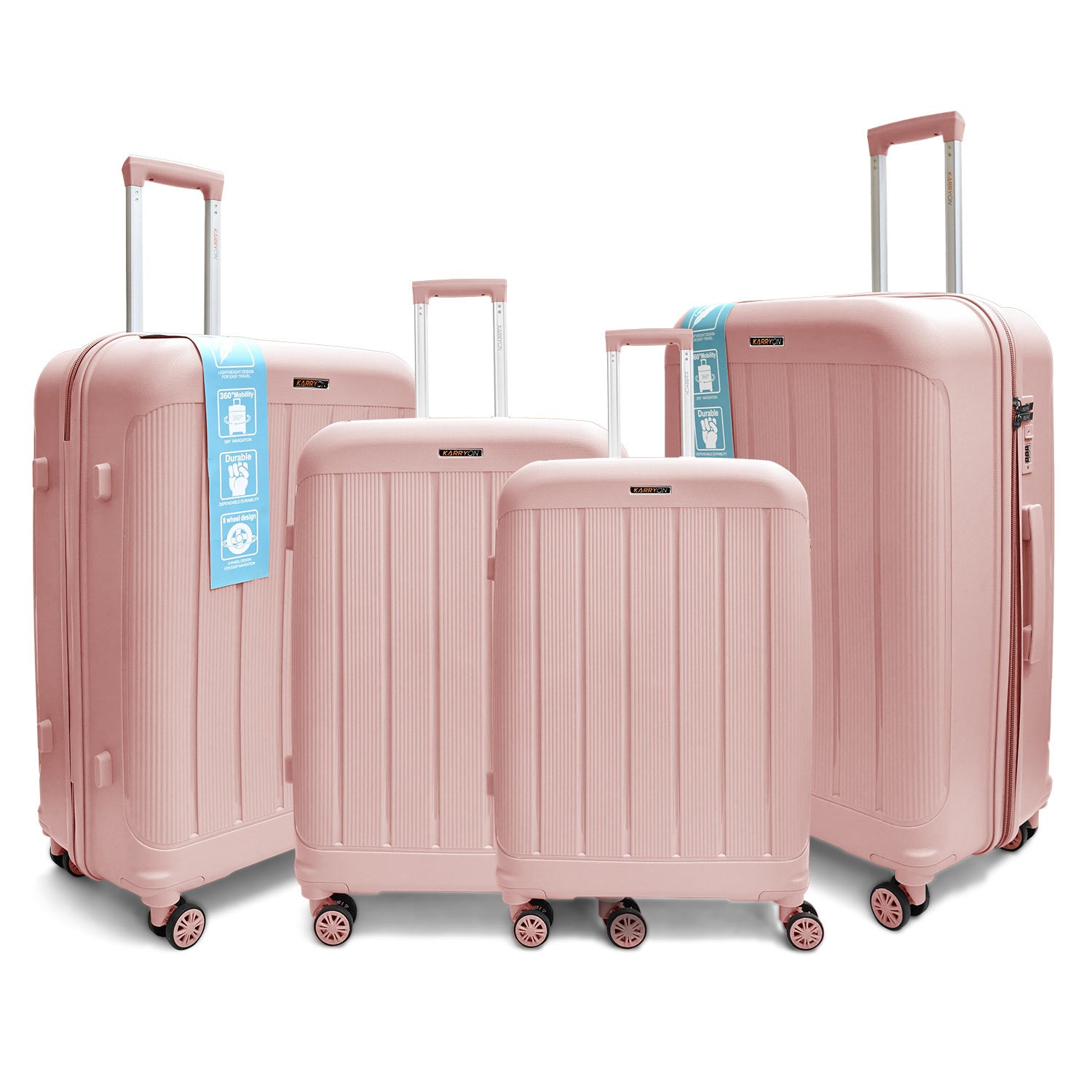 KARRY-ON MONUMENT 4 PC SET PP LUGGAGE (20/24/28/32")
