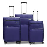 KARRY-ON AIREA DOUBLE WHEELED SOFT LUGGAGE 3PC SET (20/26/30")