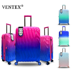 Ventex Gradient Pc+Abs 3Pc Luggage Set (20/25/29")