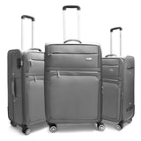 KARRY-ON AIREA DOUBLE WHEELED SOFT LUGGAGE 3PC SET (20/26/30")