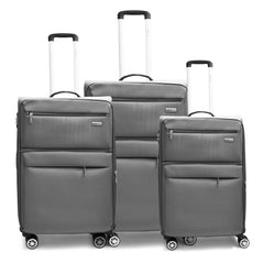 Karry-On Gallant Double Wheeled Soft Luggage 3Pc Set (20/26/30")