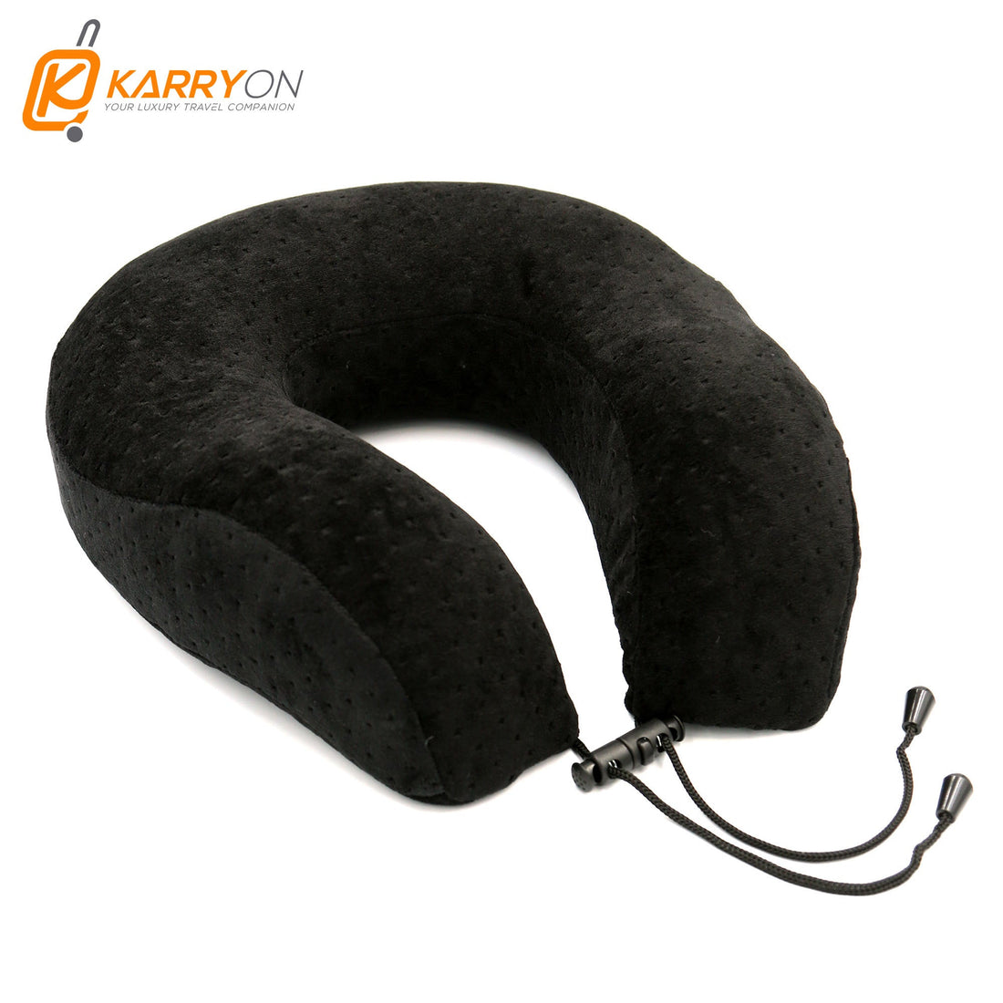 Memory Foam Travel Velvet Neck Pillow