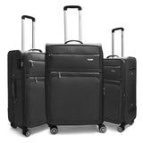 KARRY-ON AIREA DOUBLE WHEELED SOFT LUGGAGE 3PC SET (20/26/30")