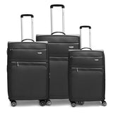 KARRY-ON AIREA DOUBLE WHEELED SOFT LUGGAGE 3PC SET (20/26/30")