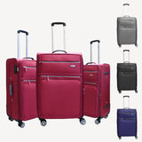 KARRY-ON AIREA DOUBLE WHEELED SOFT LUGGAGE 3PC SET (20/26/30")