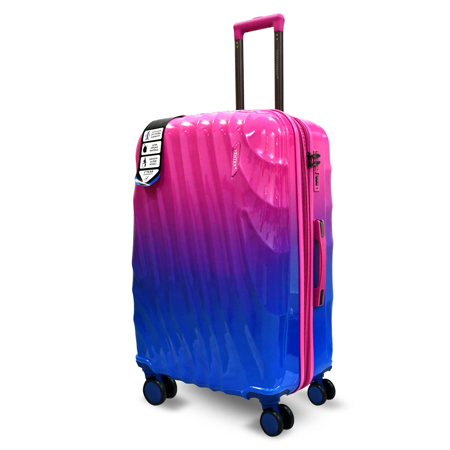 100% Free Gift, Ventex Germany 3-Piece Trolley Set: Anti-Theft Zipper, TSA  Lock, Hard Body, Dark Blue. Secure & Stylish Travel Bag | Lazada