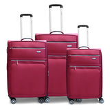 KARRY-ON AIREA DOUBLE WHEELED SOFT LUGGAGE 3PC SET (20/26/30")
