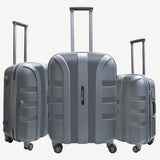 LOUIS CARDIN AVIATOR PP 3PC LUGGAGE SET (22/26/30")