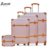 SUMO ABS VINTAGE LUGGAGE 4PC SET (12/20/24/28 ")