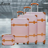 SUMO ABS VINTAGE LUGGAGE 4PC SET (12/20/24/28 ")