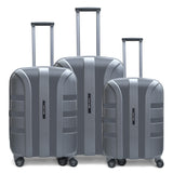 LOUIS CARDIN AVIATOR PP 3PC LUGGAGE SET (22/26/30")