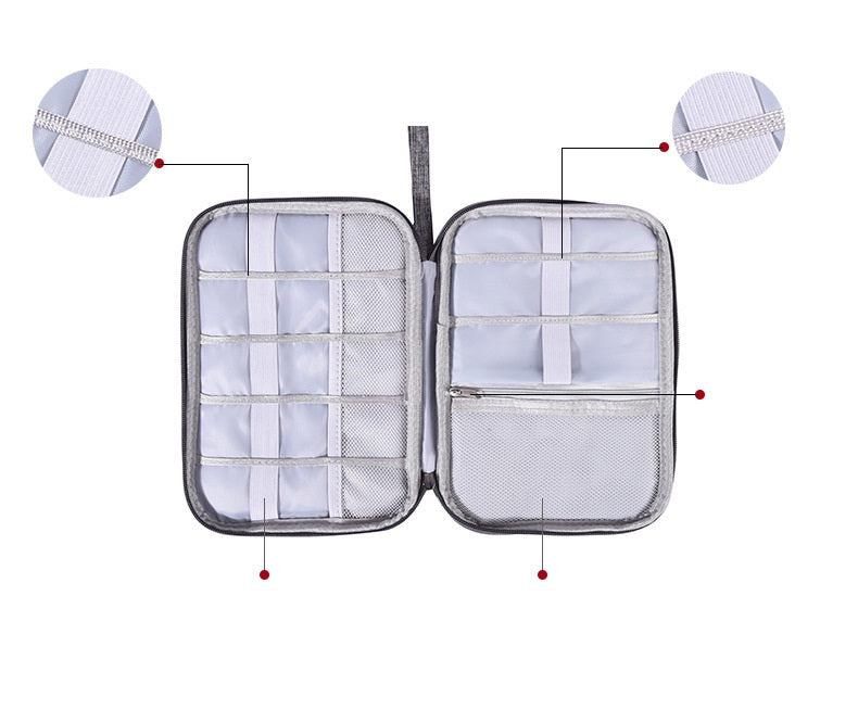Electronics Organizer Cable Bag