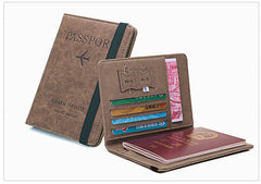 Rfid Passport Cover - Pu Leather