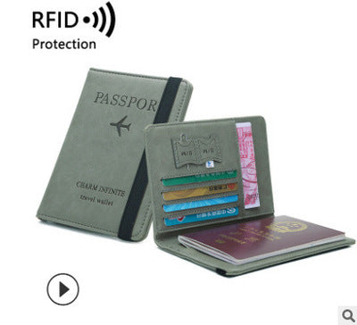 Rfid Passport Cover - Pu Leather