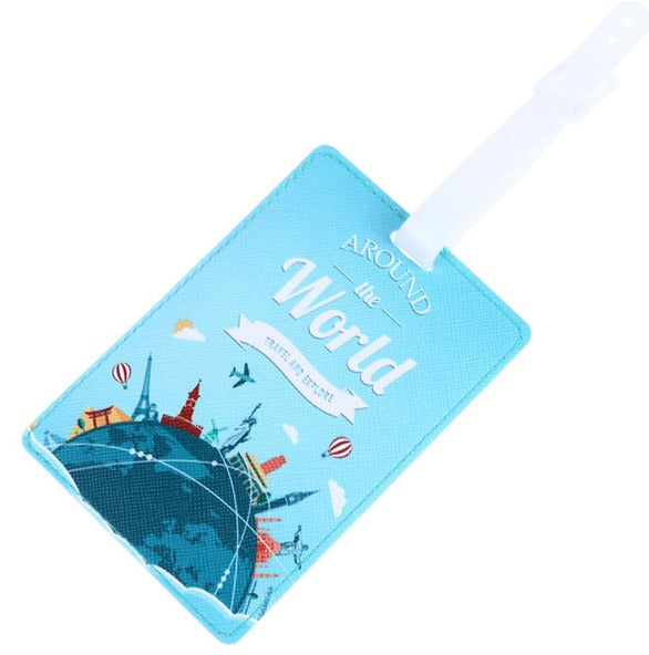 TIMELESS TRAVEL LEATHER LUGGAGE TAG