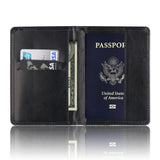 TRAVELER PASSPORT COVER PU LEATHER
