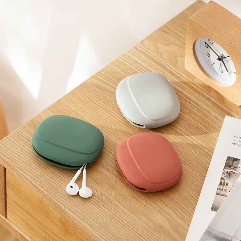 Portable Silicone Cable Organizer Pouch