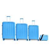 PIGEON MONUMENTAL PP 3+1PC SET LUGGAGE WITH PVC COVER (14/20/24/28")