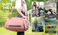 Aoking 3 In 1 Sports & Travel Bag Xw1013 For Women (Duffle Bag/Shoulder Bag/Backpack)