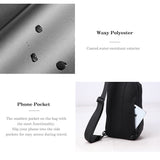 AOKING SY95070 SMART ANTI THEFT WATERPROOF CROSSBODY BAG