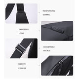 AOKING SY95070 SMART ANTI THEFT WATERPROOF CROSSBODY BAG