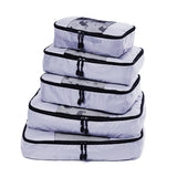 5 Set Travel Cubes for Luggage Packing Organizers