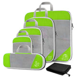 6 SET PREMIUM COMPRESSION TRAVEL PACKING CUBES