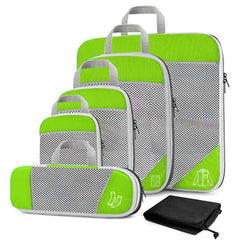 6 Set Premium Compression Travel Packing Cubes