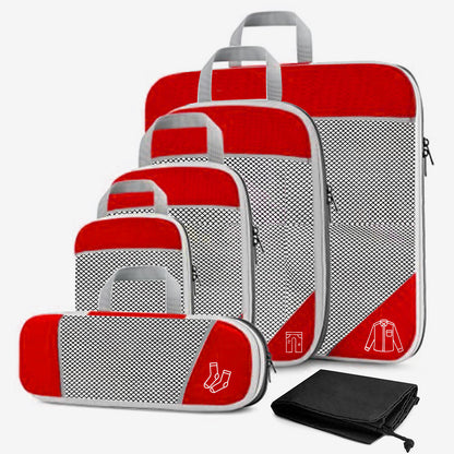 6 Set Premium Compression Travel Packing Cubes