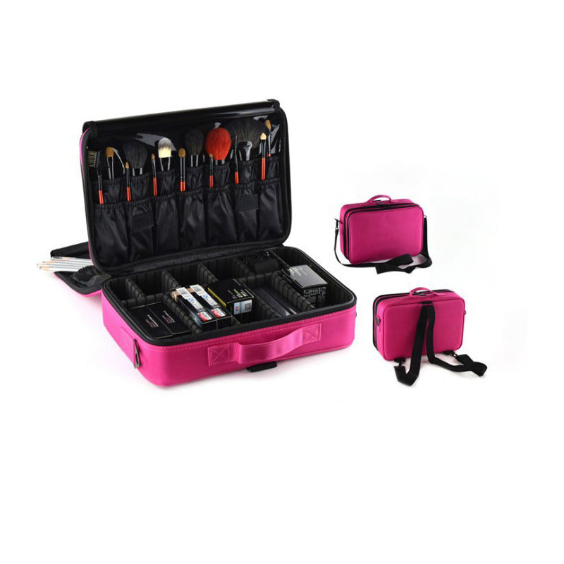 MULTI-PURPOSE PREMIUM MAKE-UP BRUSHES CASE &amp; COSMETIC TRAVEL BAG (MEDIUM)