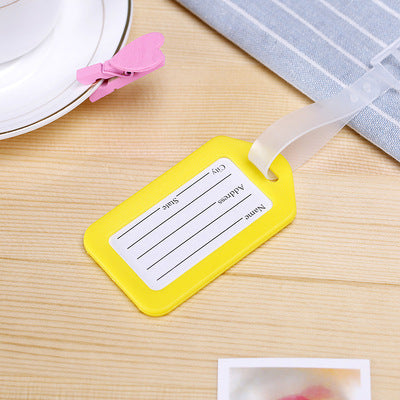 Pastel Luggage Tag 3Pcs (Mix Colors)