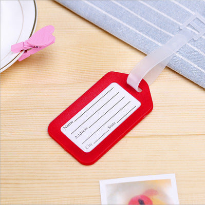 Pastel Luggage Tag 3Pcs (Mix Colors)