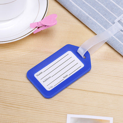 Pastel Luggage Tag 3Pcs (Mix Colors)