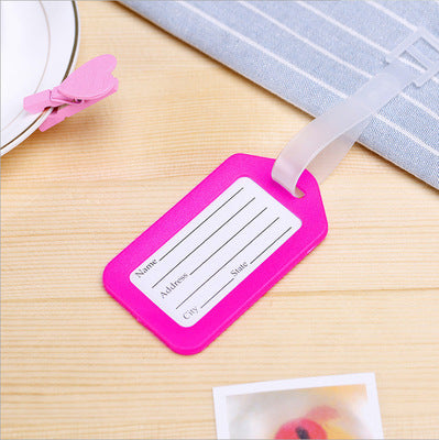 Pastel Luggage Tag 3Pcs (Mix Colors)
