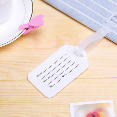 Pastel Luggage Tag 3Pcs (Mix Colors)