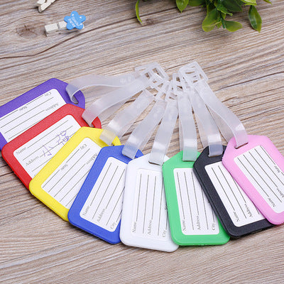 Pastel Luggage Tag 3Pcs (Mix Colors)