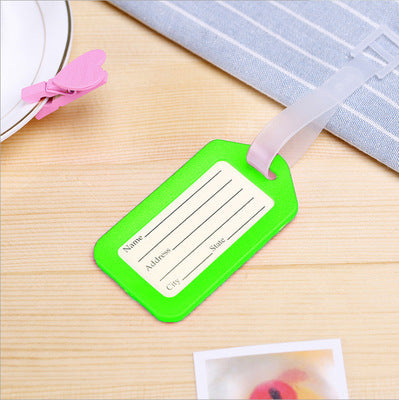 Pastel Luggage Tag 3Pcs (Mix Colors)