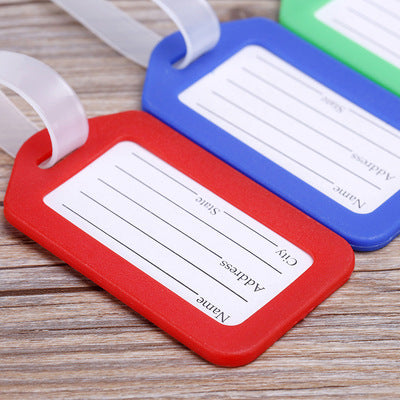 Pastel Luggage Tag 3Pcs (Mix Colors)