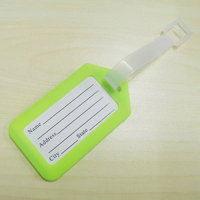 Pastel Luggage Tag 3Pcs (Mix Colors)