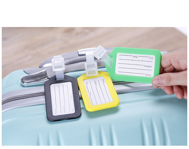 Pastel Luggage Tag 3Pcs (Mix Colors)