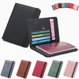 غطاء جواز السفر RFID - جلد PU