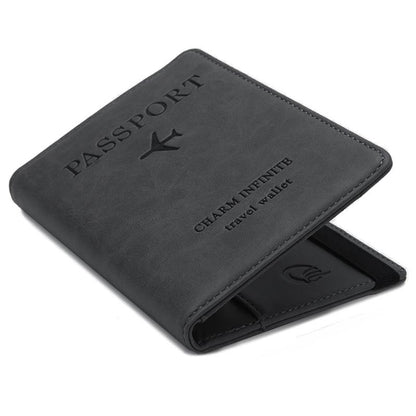 Rfid Passport Cover - Pu Leather