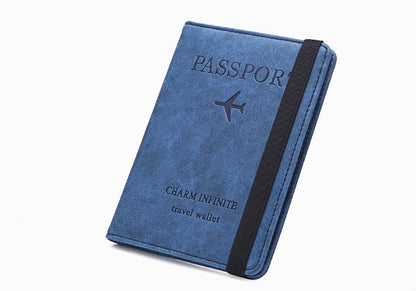 Rfid Passport Cover - Pu Leather