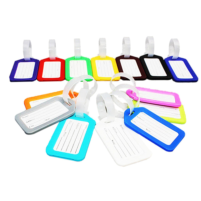 Pastel Luggage Tag 3Pcs (Mix Colors)